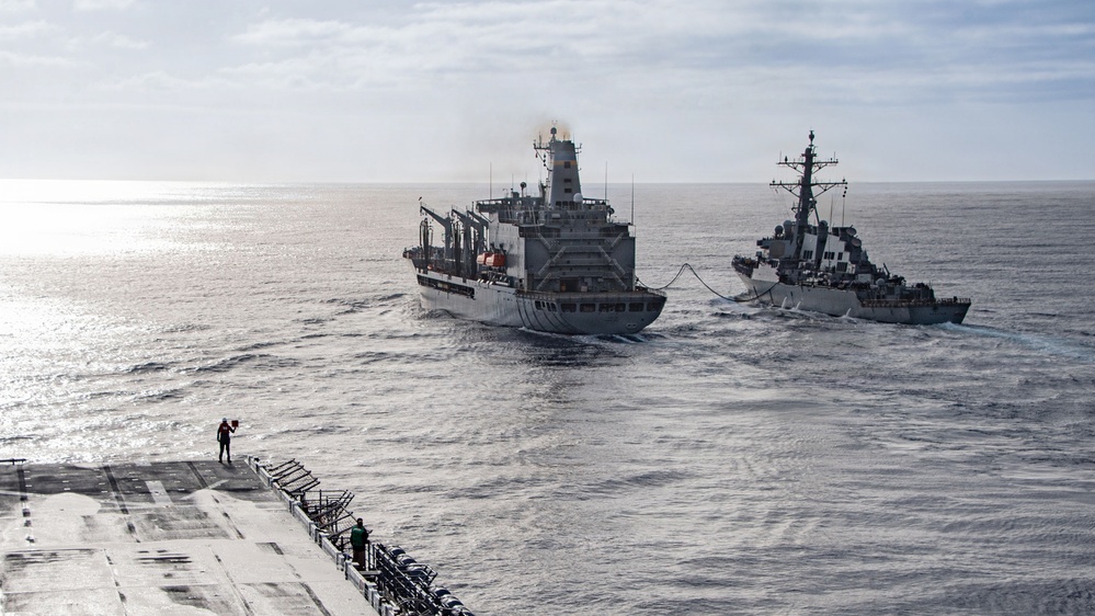 USS Essex Replenishment-at-sea