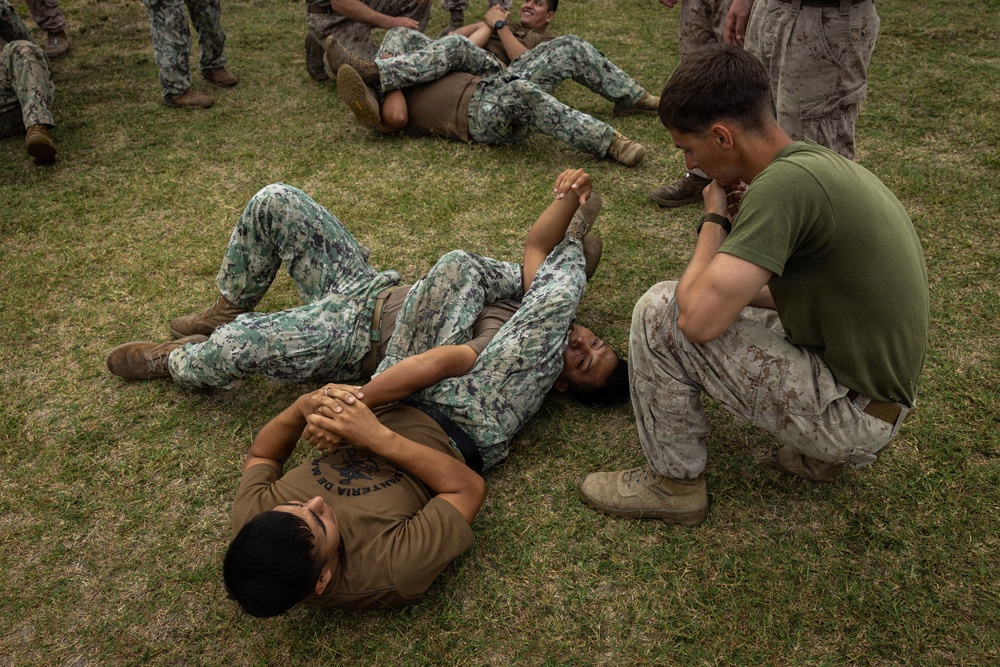 22nd MEU (SOC) | MCMAP with Ecuadorian Marines