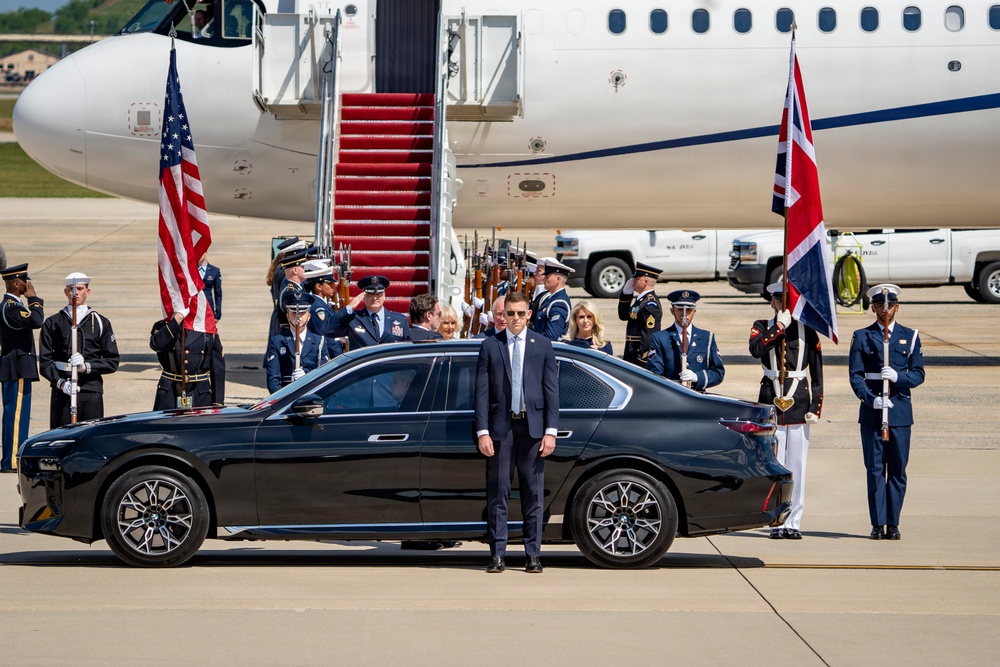 King Charles III and Queen Camilla arrive at Joint Base Andrews for state visit