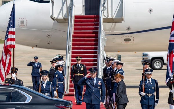 King Charles III and Queen Camilla arrive at Joint Base Andrews for state visit