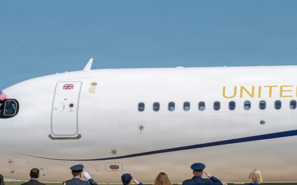 King Charles III and Queen Camilla arrive at Joint Base Andrews for state visit
