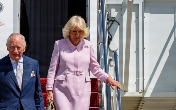 King Charles III and Queen Camilla arrive at Joint Base Andrews for state visit