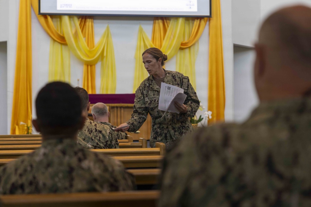 Navy Region Hawaii conducts annual SAPR and Suicide Awareness Training at Joint Base Pearl Harbor-Hickam