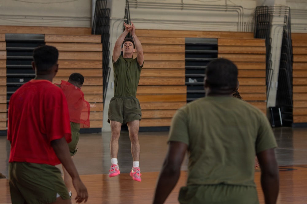 3rd MLG Marines Compete in Unit Wide Sports Tournament