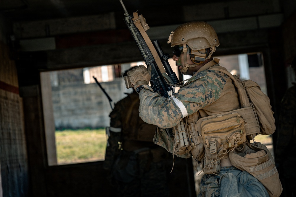 U.S. Marines Participate in Force on Force Training