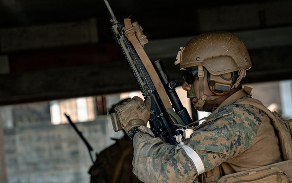 U.S. Marines Participate in Force on Force Training