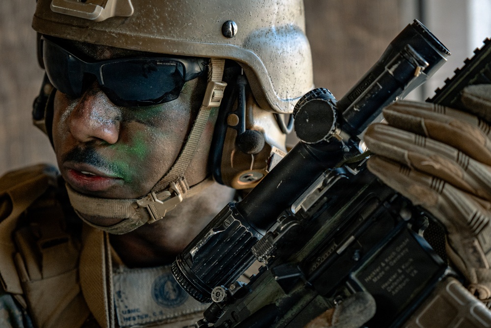 U.S. Marines Participate in Force on Force Training