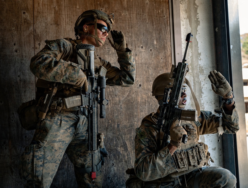 U.S. Marines Participate in Force on Force Training