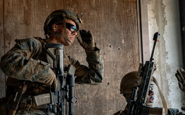 U.S. Marines Participate in Force on Force Training