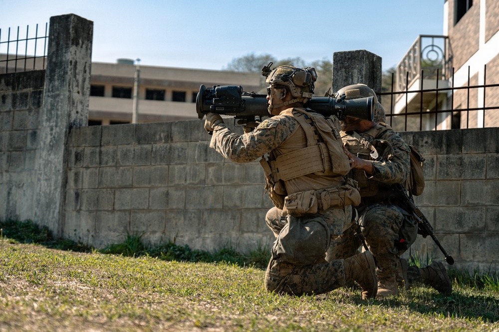 U.S. Marines Participate in Force on Force Training