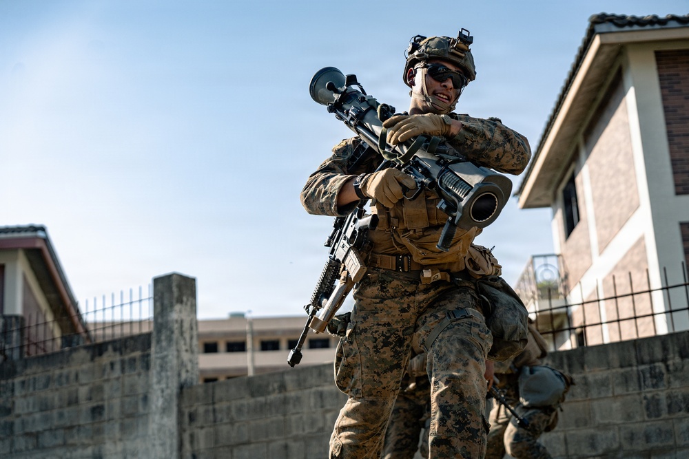 U.S. Marines Participate in Force on Force Training