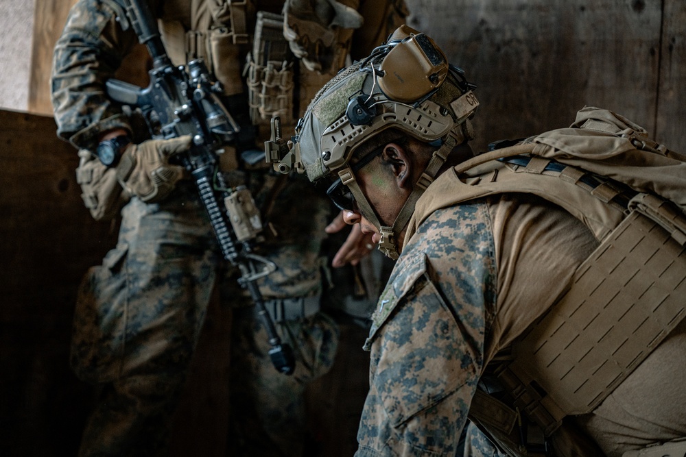 U.S. Marines Participate in Force on Force Training