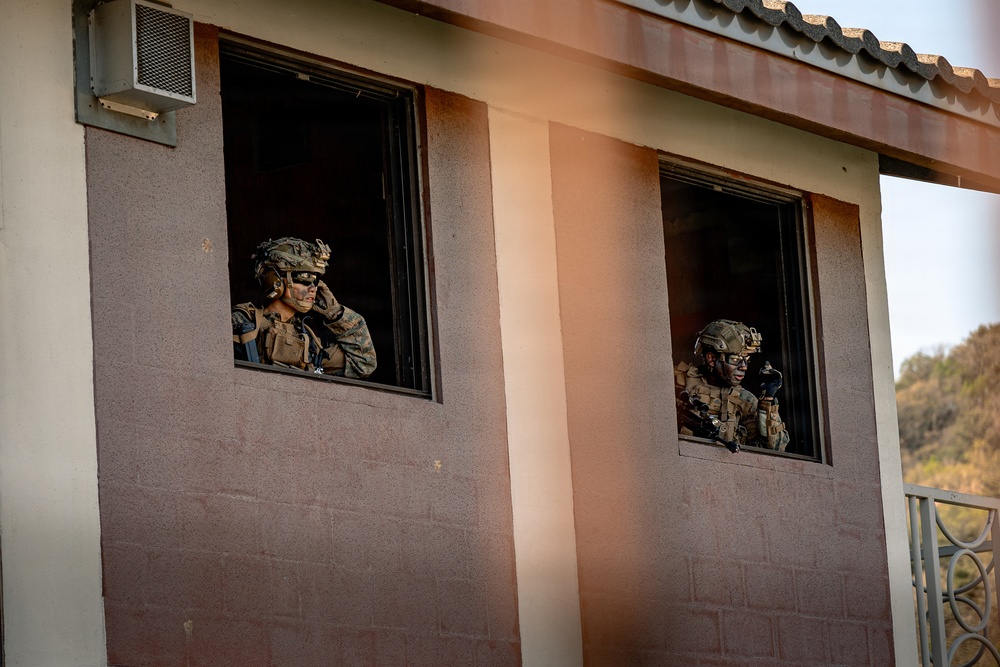 U.S. Marines Participate in Force on Force Training