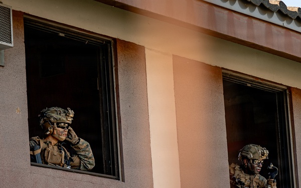 U.S. Marines Participate in Force on Force Training