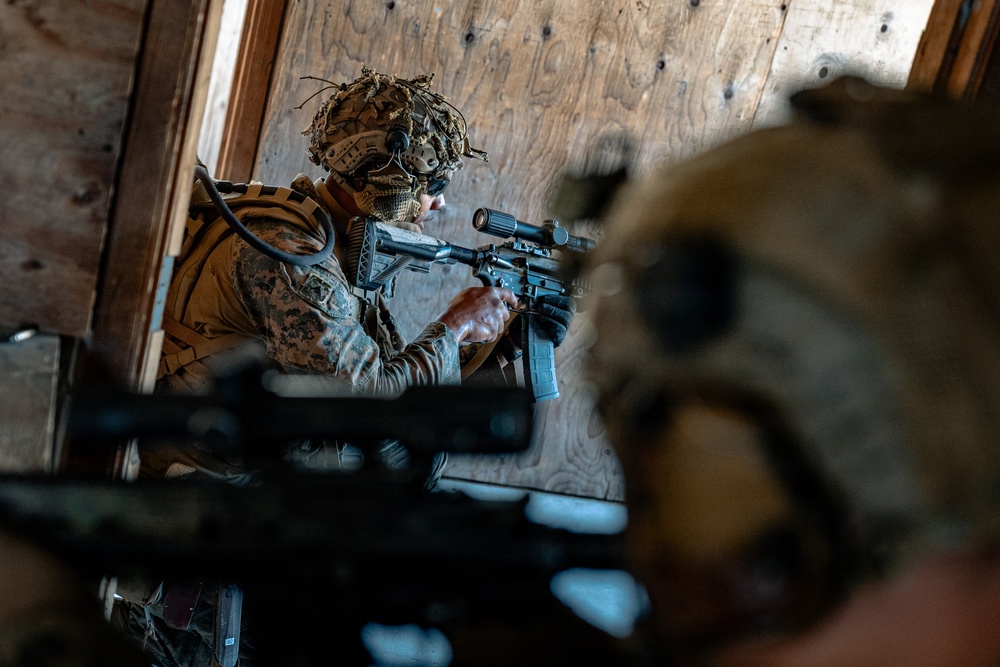 U.S. Marines Participate in Force on Force Training