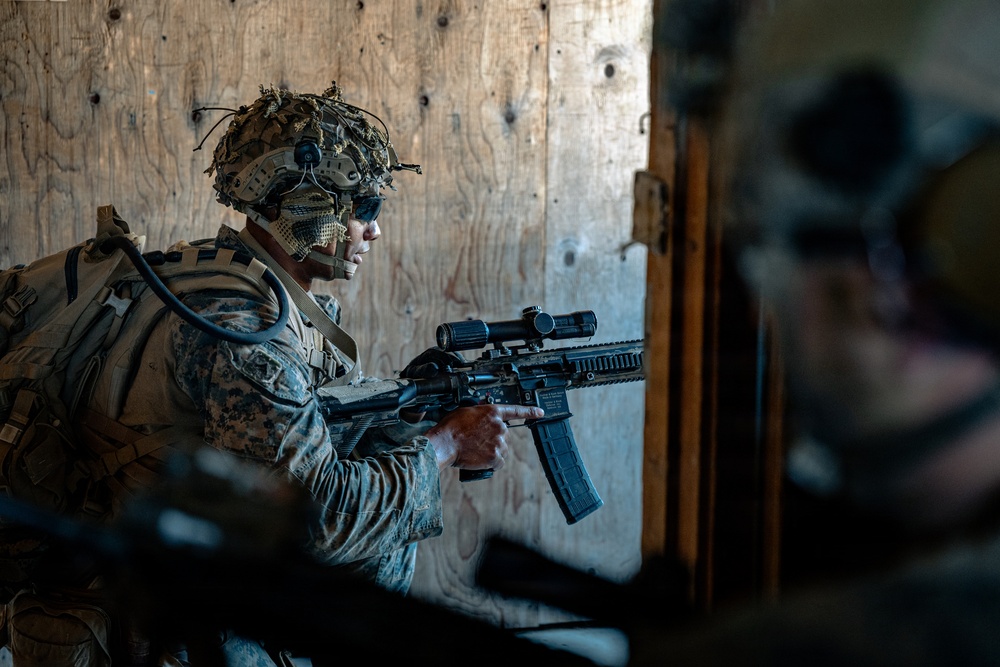 U.S. Marines Participate in Force on Force Training