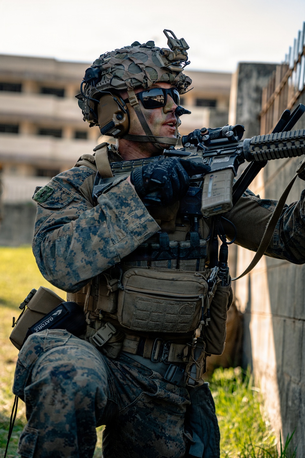 U.S. Marines Participate in Force on Force Training