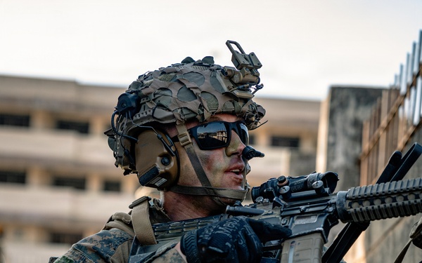 U.S. Marines Participate in Force on Force Training