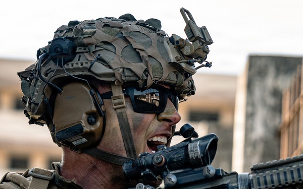 U.S. Marines Participate in Force on Force Training