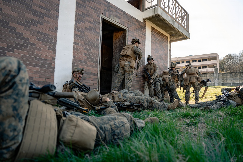 U.S. Marines Participate in Force on Force Training