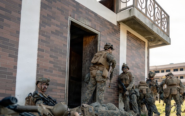U.S. Marines Participate in Force on Force Training