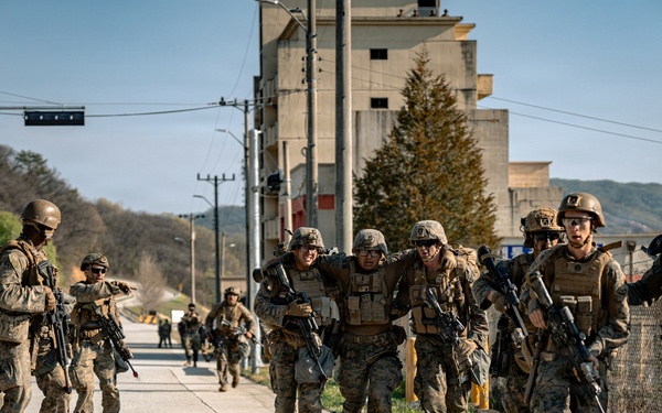 U.S. Marines Participate in Force on Force Training