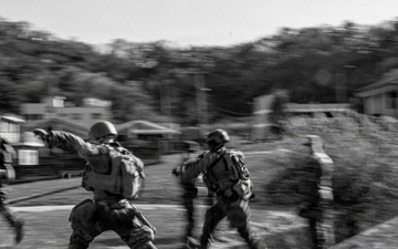 U.S. Marines Participate in Force on Force Training