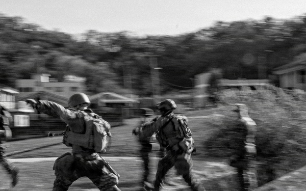 U.S. Marines Participate in Force on Force Training