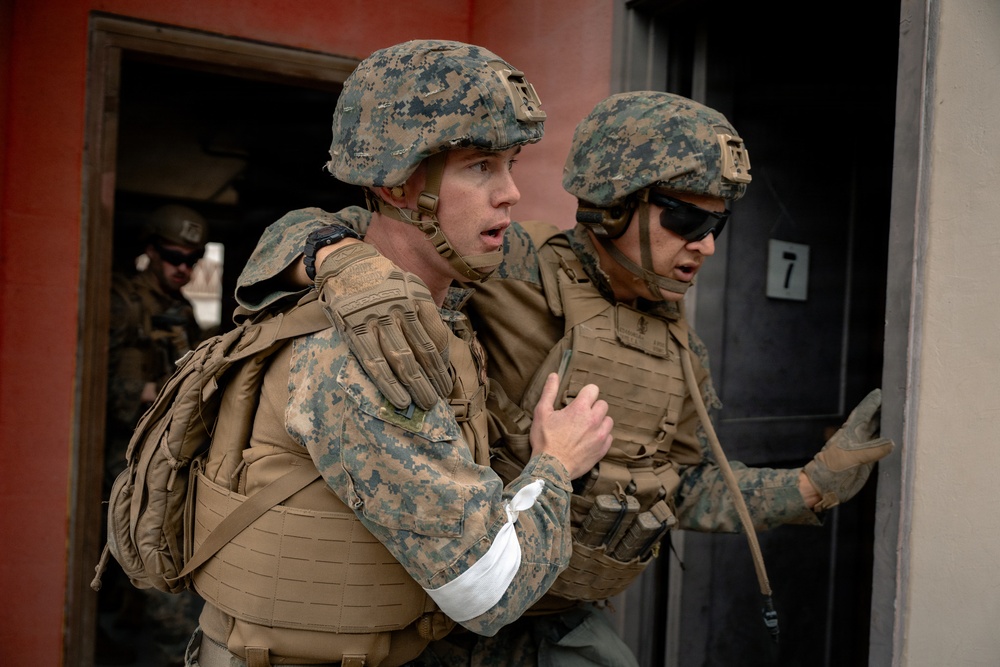 U.S. Navy Chaplain Participates in Force on Force Training