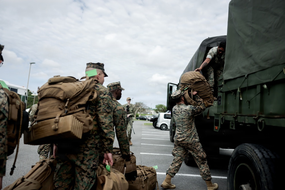 3d Marine Expeditionary Brigade conducts Air Contingency Marine Air-Ground Task Force drill on Okinawa