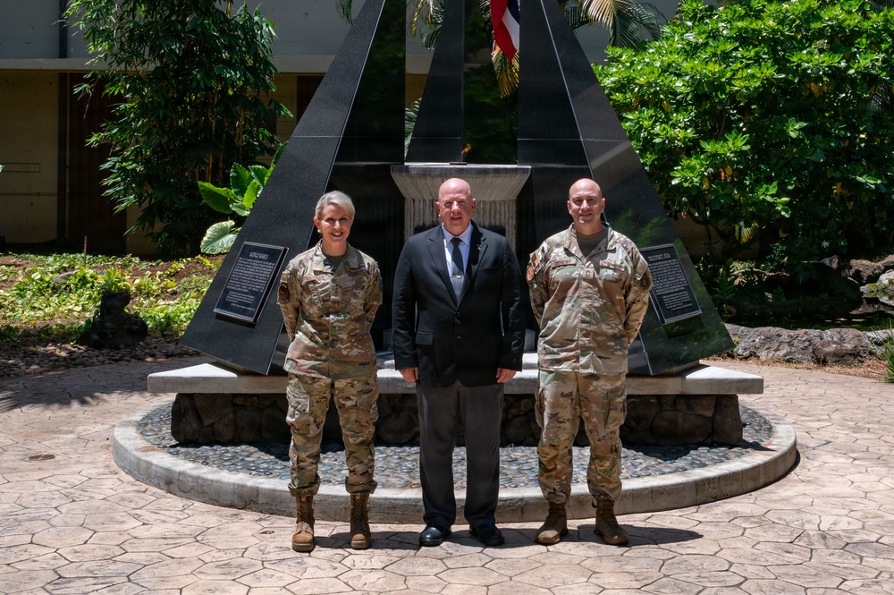 Senior Advisor to the Secretary of War for Strategy visits PACAF