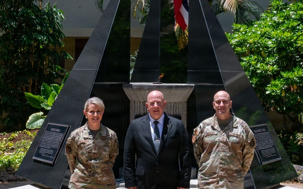 Senior Advisor to the Secretary of War for Strategy visits PACAF