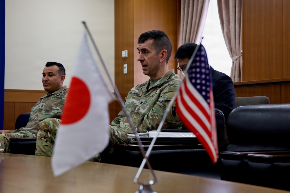 38th Air Defense Artillery Brigade Leadership Visit Japan's Air Defense Command