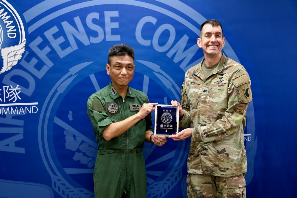 38th Air Defense Artillery Brigade Leadership Visit Japan's Air Defense Command