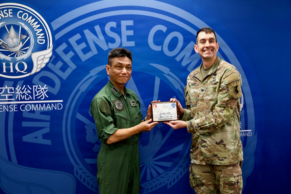 38th Air Defense Artillery Brigade Leadership Visit Japan's Air Defense Command