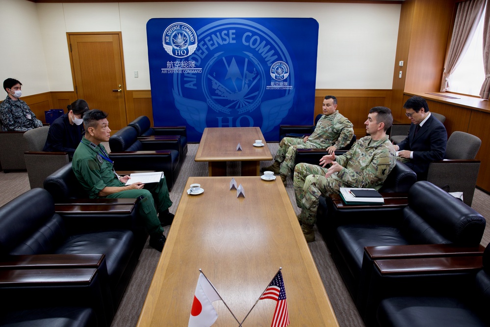38th Air Defense Artillery Brigade Leadership Visit Japan's Air Defense Command