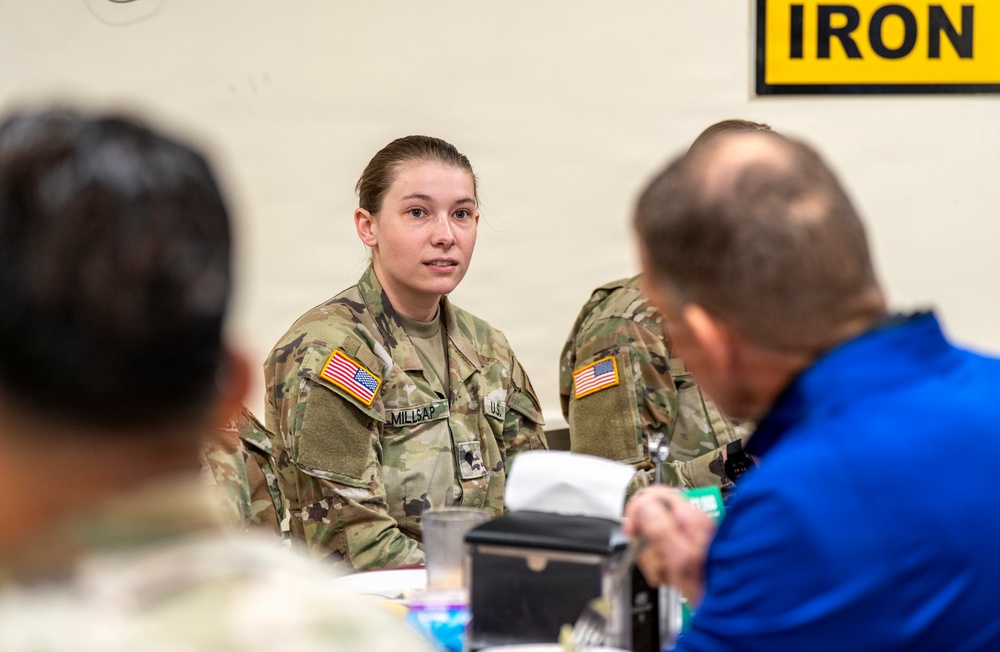 AER CEO breaks bread with Iron Soldiers