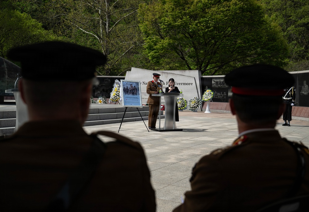 The Battle of Imjin River Memorial Ceremony