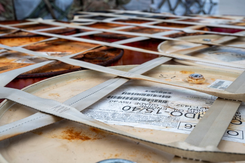 Airmen Conduct Cargo Inspection at Andersen AFB for Tinian Shipment