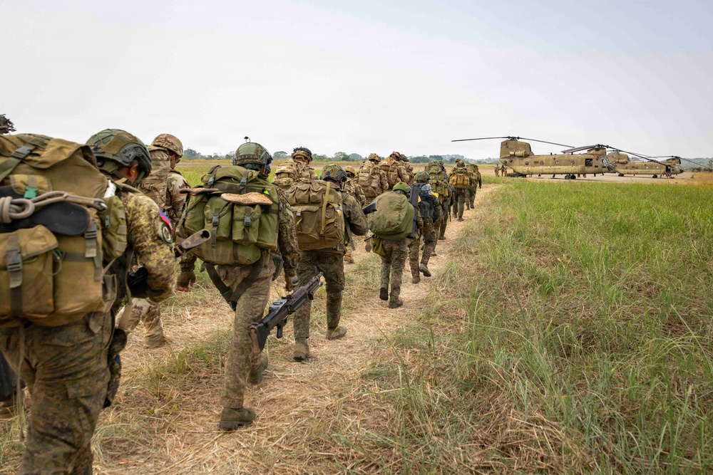 Balikatan 2026: Task Force Saber projects combat power by conducting a long-range maritime
air assault