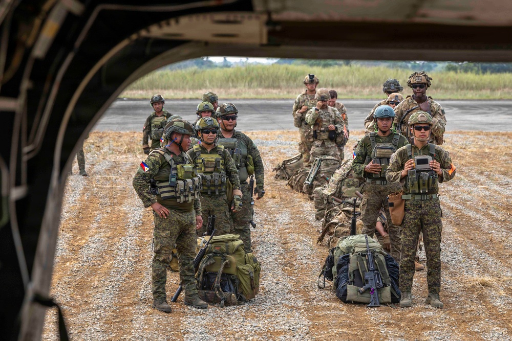 Balikatan 2026: Task Force Saber projects combat power by conducting a long-range maritime
air assault