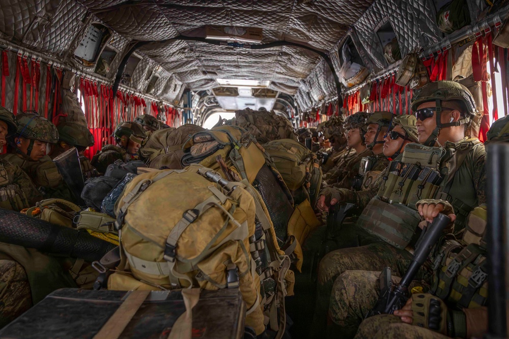 Balikatan 2026: Task Force Saber projects combat power by conducting a long-range maritime
air assault