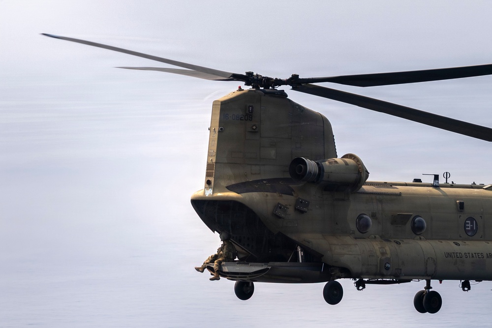 Balikatan 2026: Task Force Saber projects combat power by conducting a long-range maritime air assault