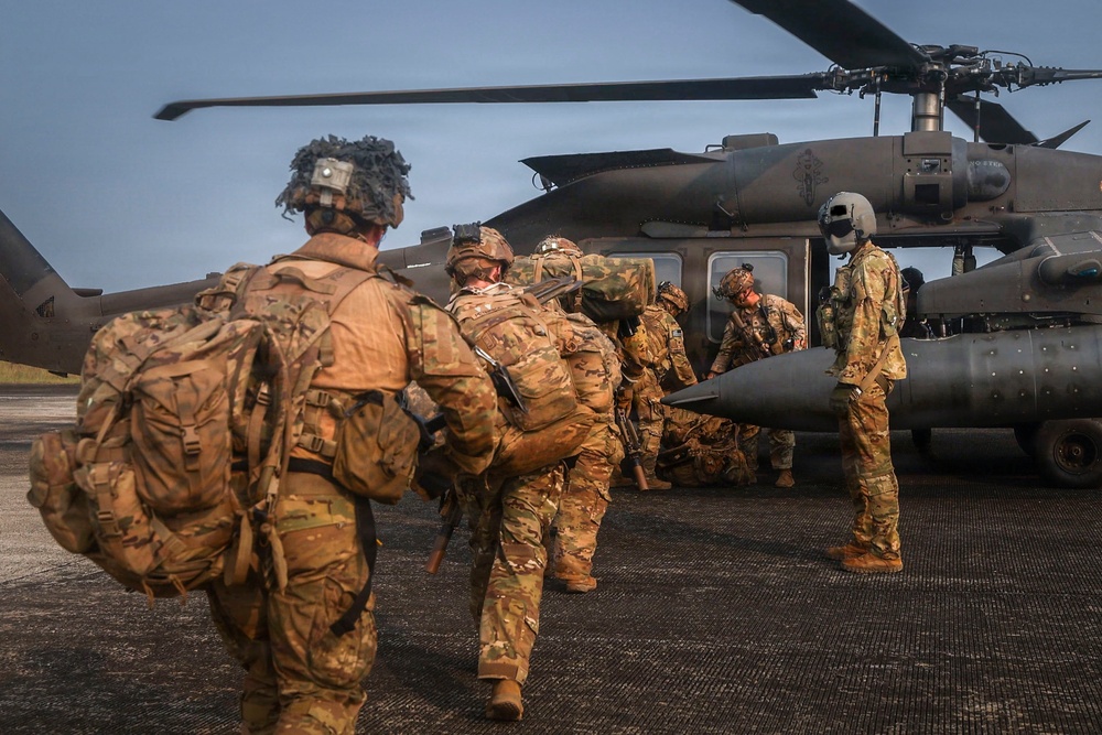 Balikatan 2026: Task Force Saber projects combat power by conducting a long-range maritime air assault