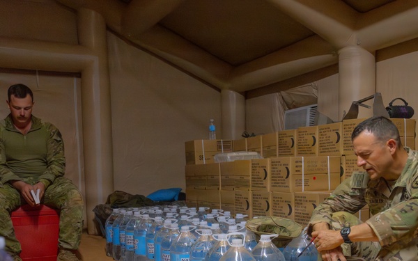 Balikatan 2026: Task force saber chaplain hosts evening bible study