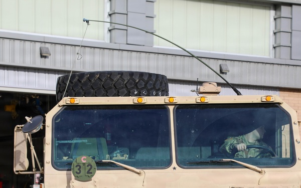 477th Inland Cargo Transportation Company stages equipment at Philippine seaport for the first time