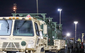 477th Inland Cargo Transportation Company stages equipment at Philippine seaport for the first time