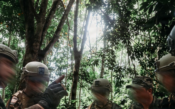 Moroccan special operations forces conduct vehicle ambush training during Flintlock 26