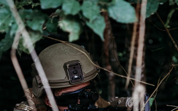 Moroccan special operations forces conduct vehicle ambush training during Flintlock 26