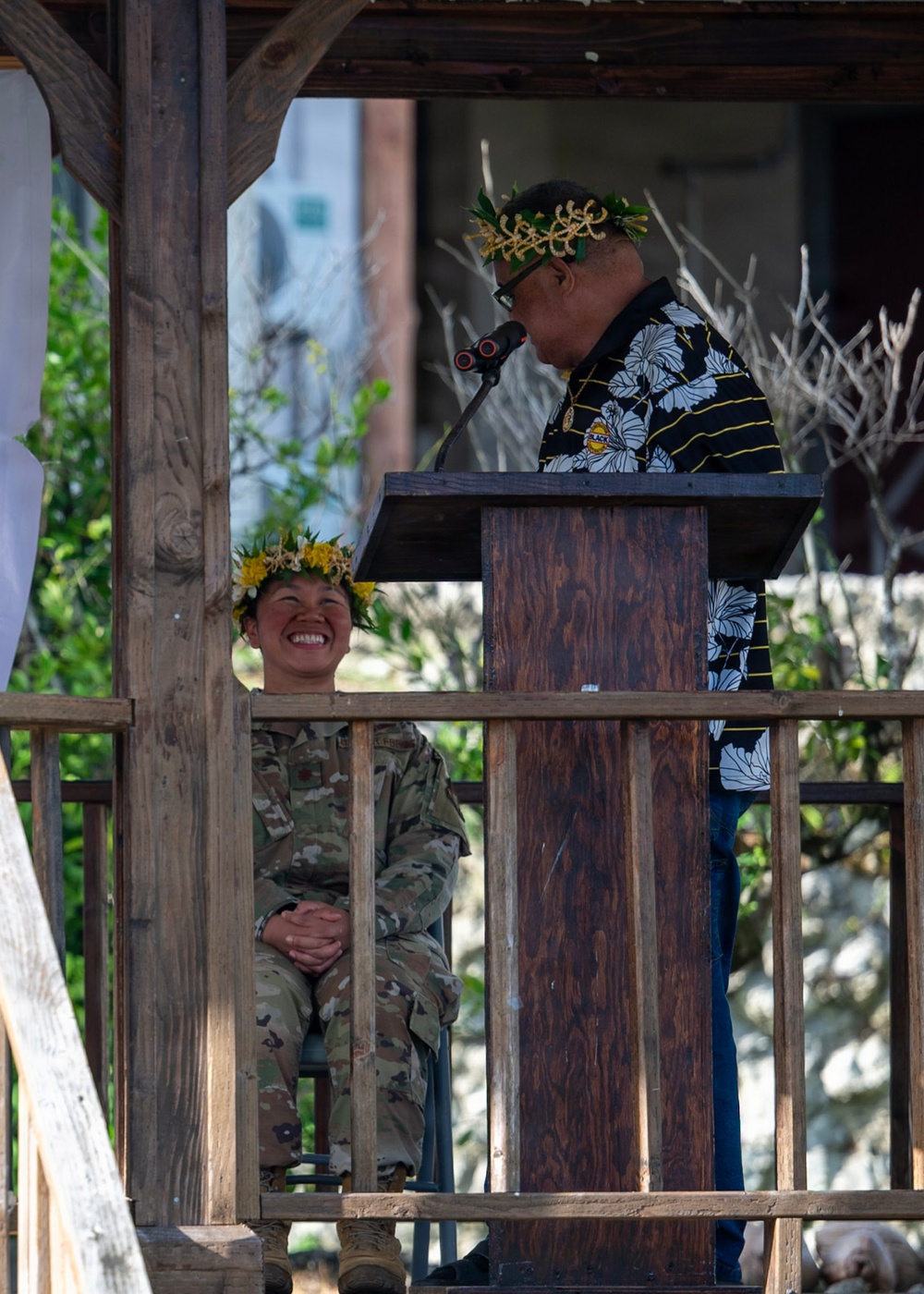 U.S. Air Force Service Members are welcomed during Opening Ceremony of Pac Angel 26-3